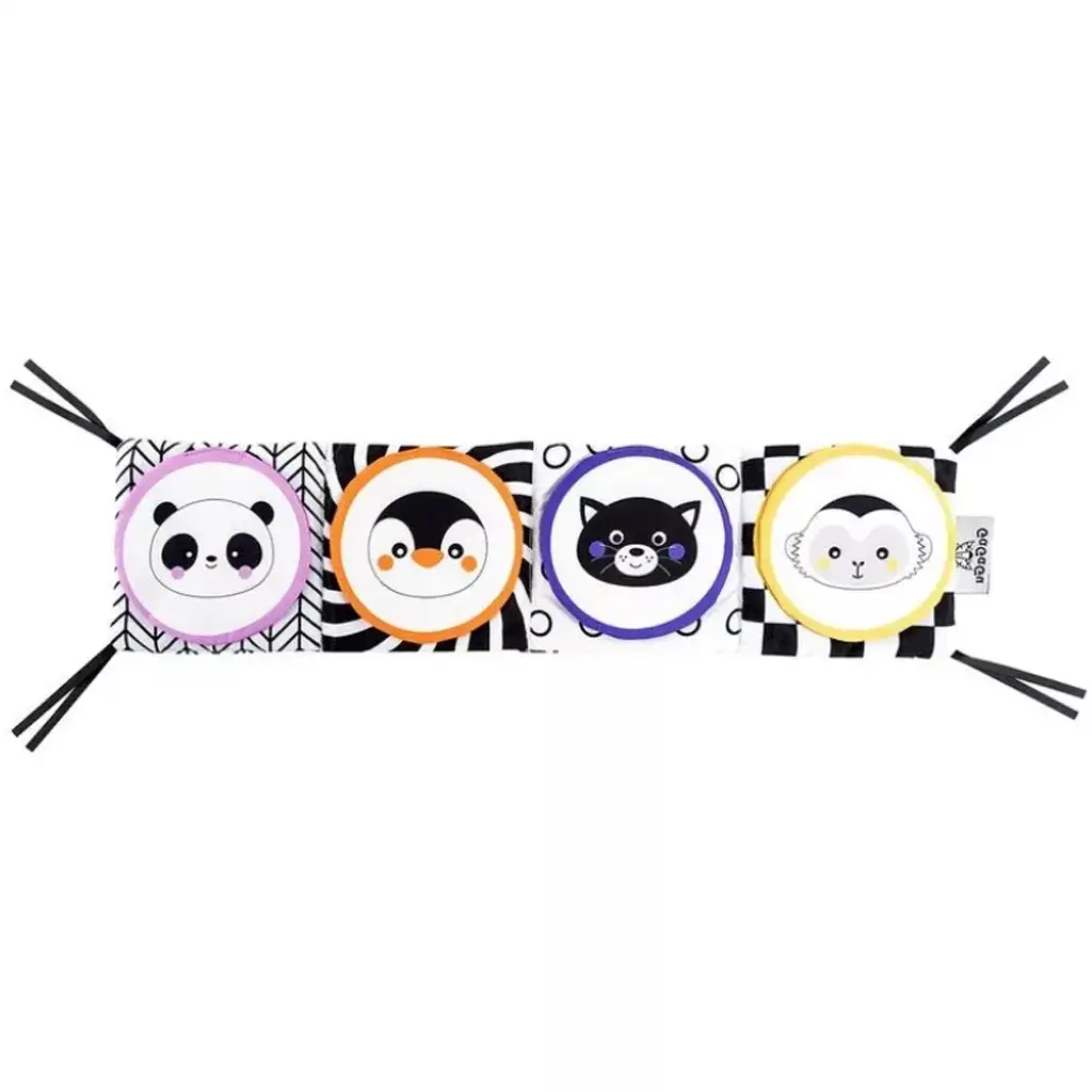 GaGaGu: Fejlesztő puha könyv tigris mintával kép 2