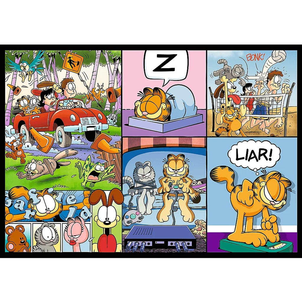 Garfield kalandjai 4x250db-os puzzle - Trefl kép 5