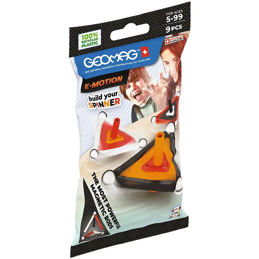 Geomag E-Motion Spinner mágneses építőjáték 9 darabos szett