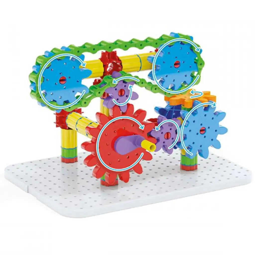 Quercetti: Georello Tech építő játék kezdő készlet 100db-os kép 2