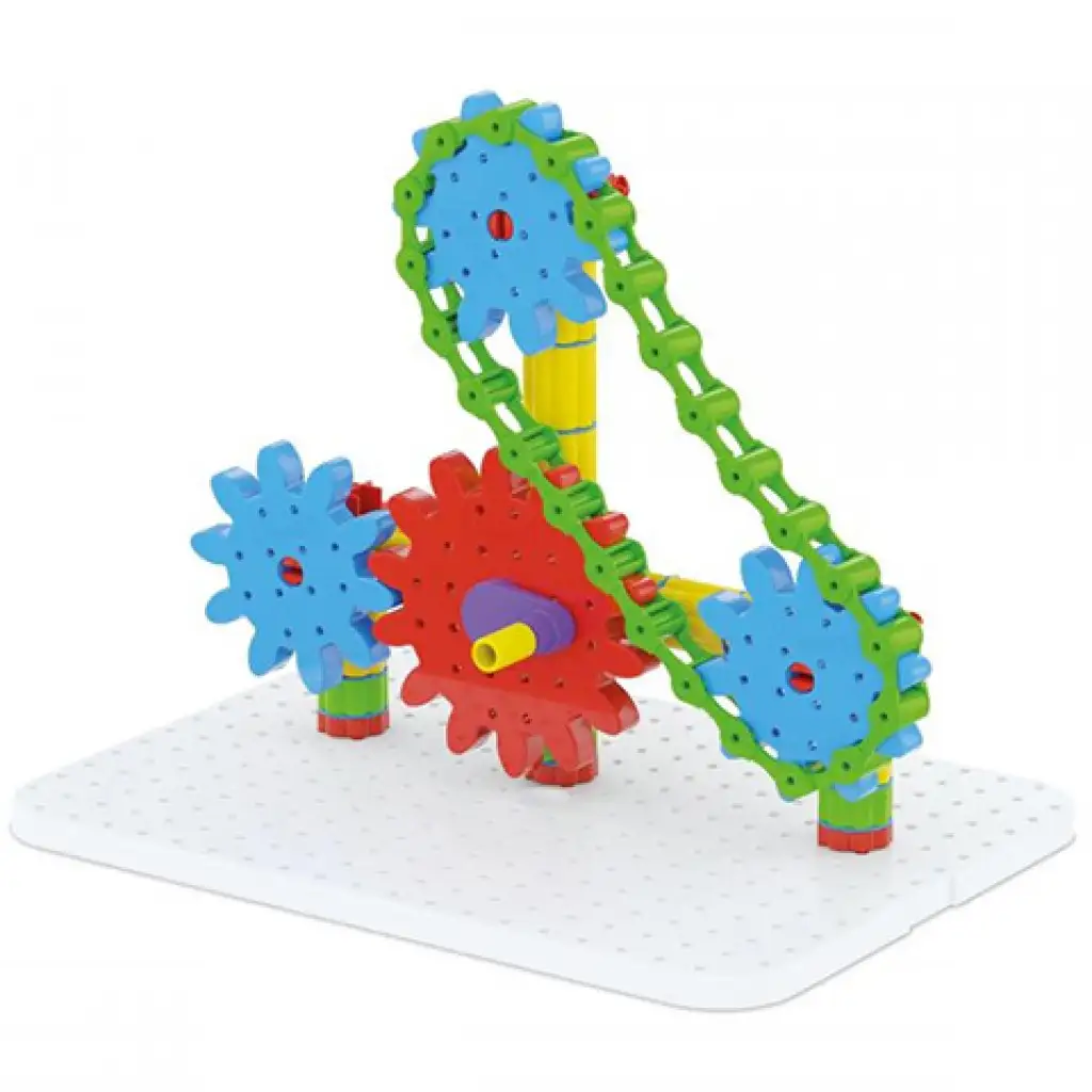 Quercetti: Georello Tech építő játék kezdő készlet 100db-os kép 3