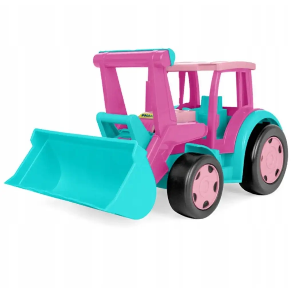 Gigant óriás traktor 100kg teherbírással rózsaszín - Wader