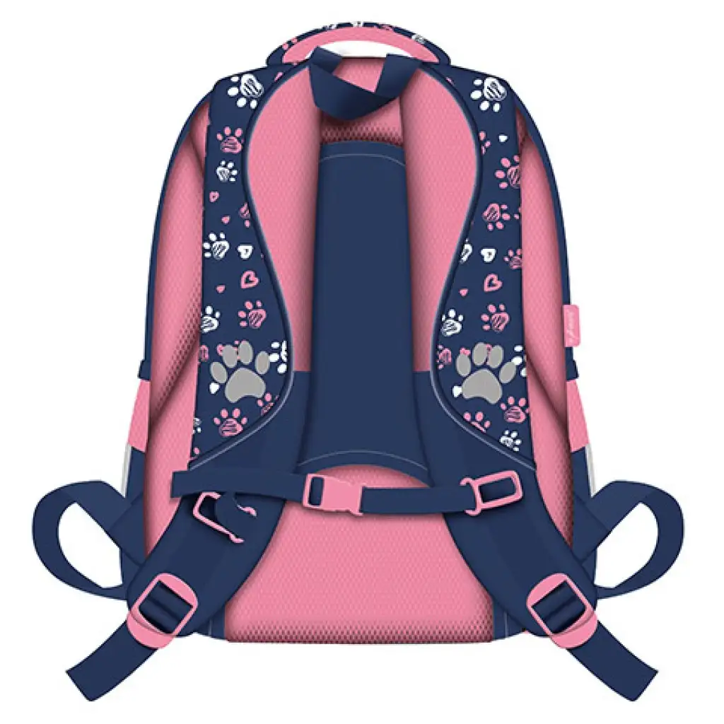 My Little Friend Ginger Kitty cicás lekerekített iskolatáska, hátizsák 40x28x18cm kép 2