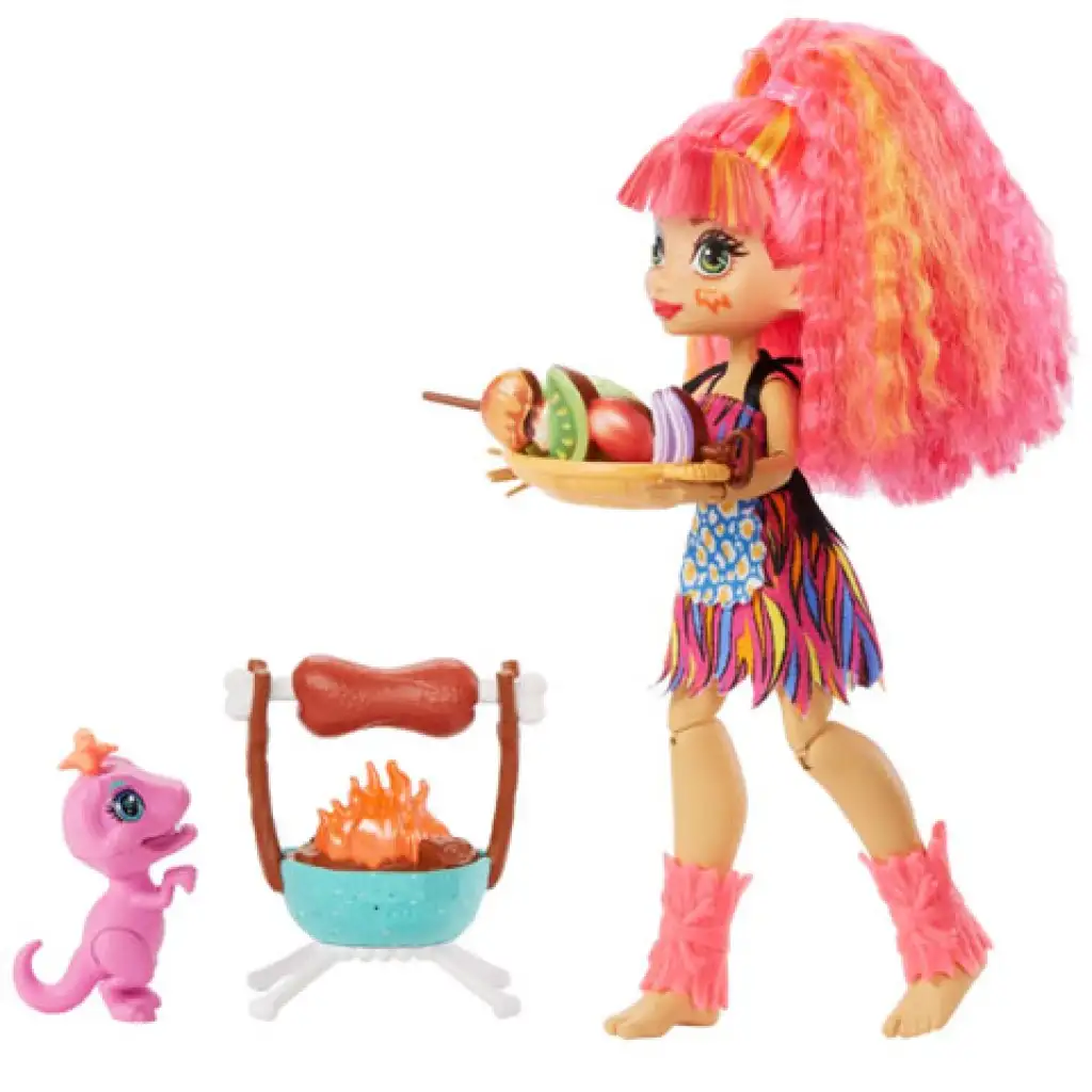 Cave Club: Emberly játékszett kiegészítőkkel - Mattel kép 2