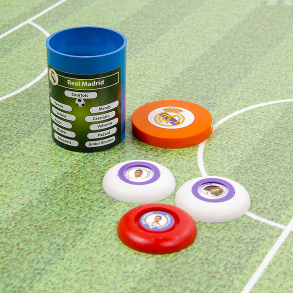 Gombfoci pálya szett 90×55 cm tárolóval és csapatokkal kép 3