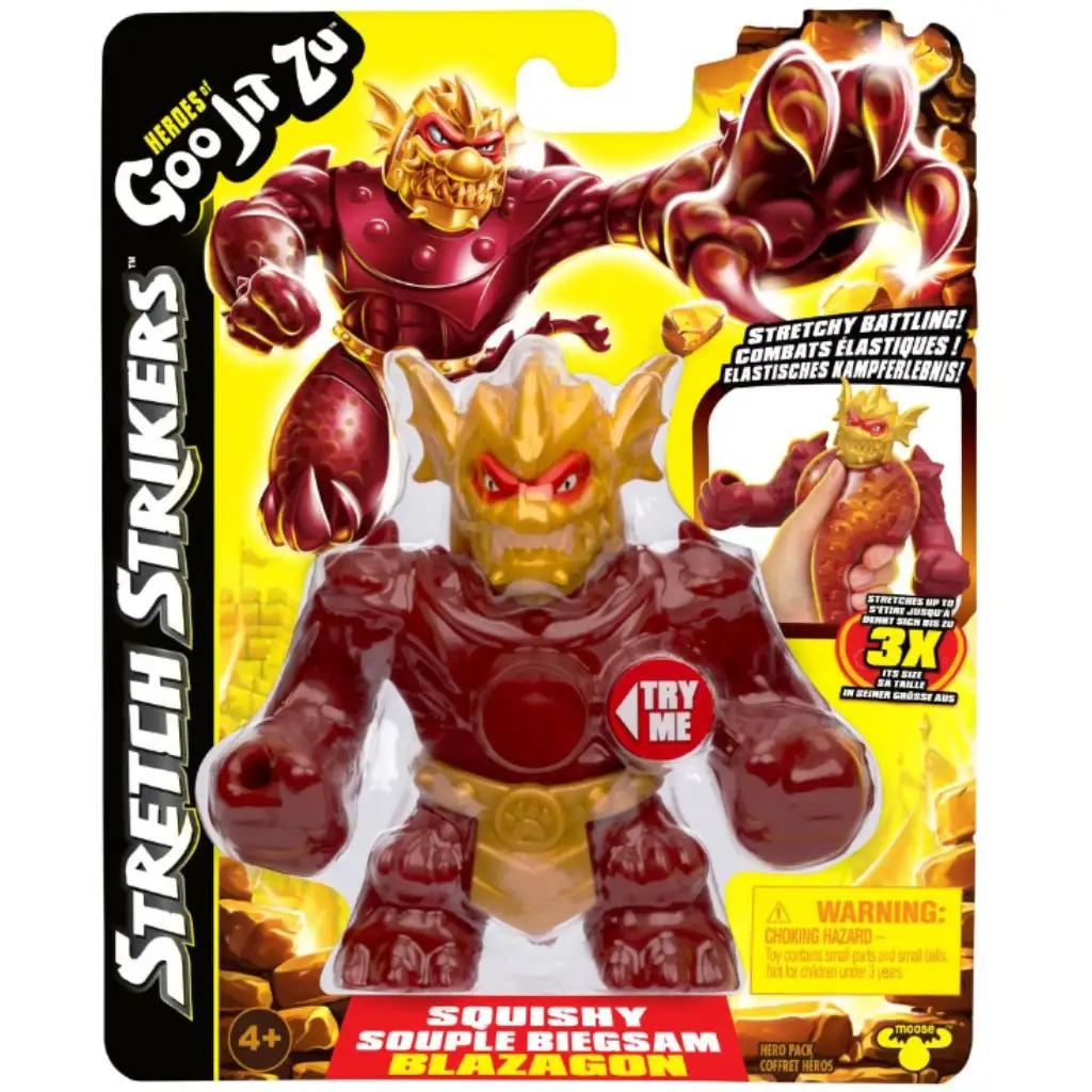 Heroes of Goo Jit Zu: Harcos lények nyújtható akciófigura - Blazagon kép 2