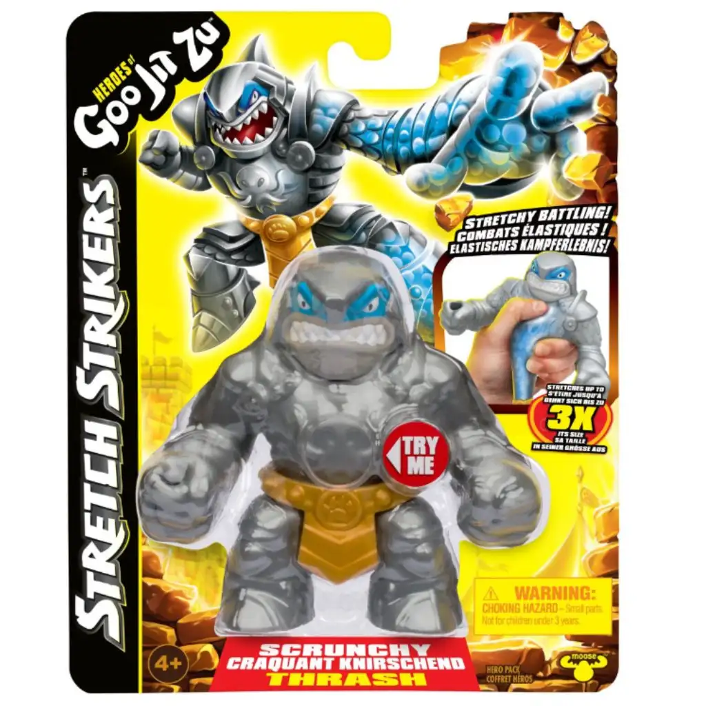 Heroes of Goo Jit Zu: Harcos lények nyújtható akciófigura - Thrash kép 2