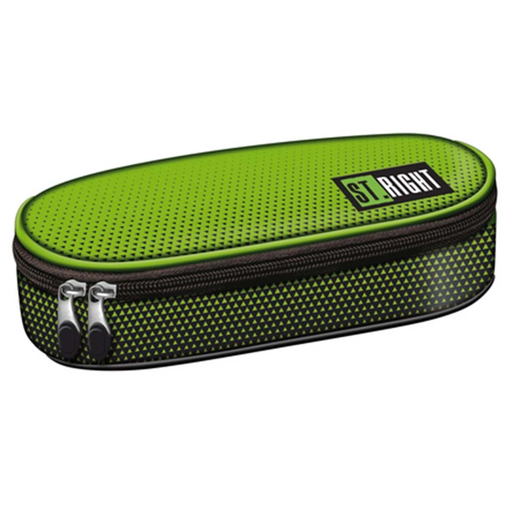 St.Right Green Gradient ovális tolltartó PC01 23x9,5x6cm