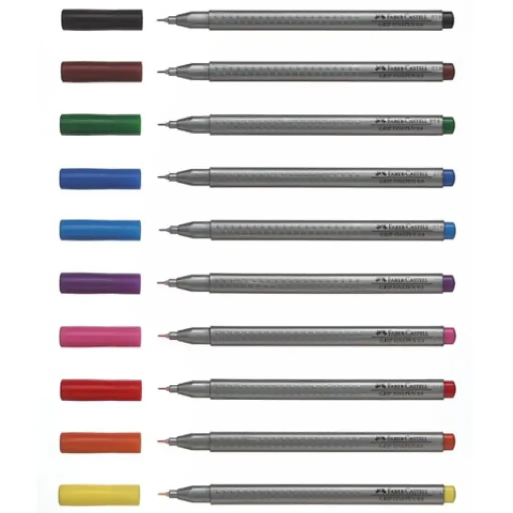Faber-Castell: Grip 0,4mm-es tűfilctoll szett 10db-os kép 2