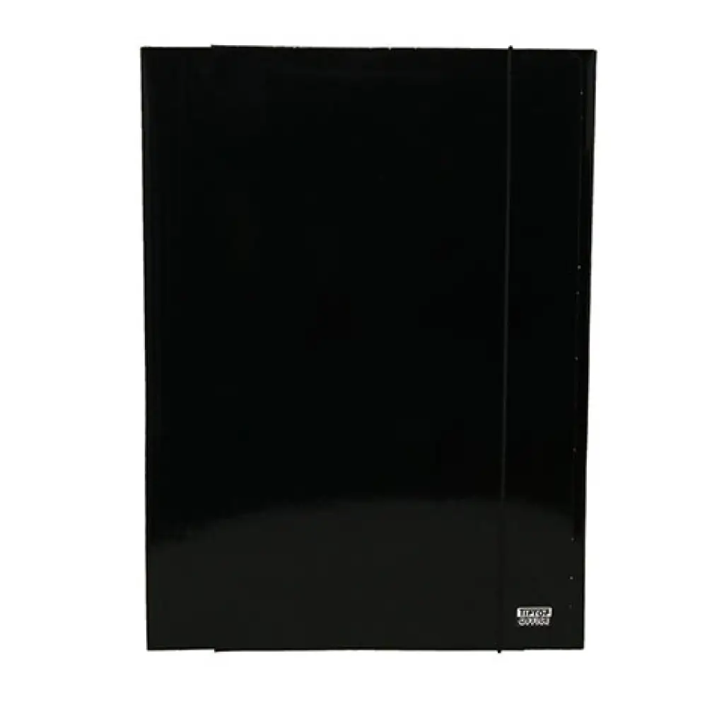 Spirit: Fekete színű gumis mappa A/4-es méretben