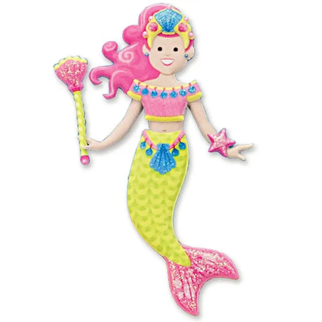 Hableány pufi matrica készlet - Melissa & Doug kép 3