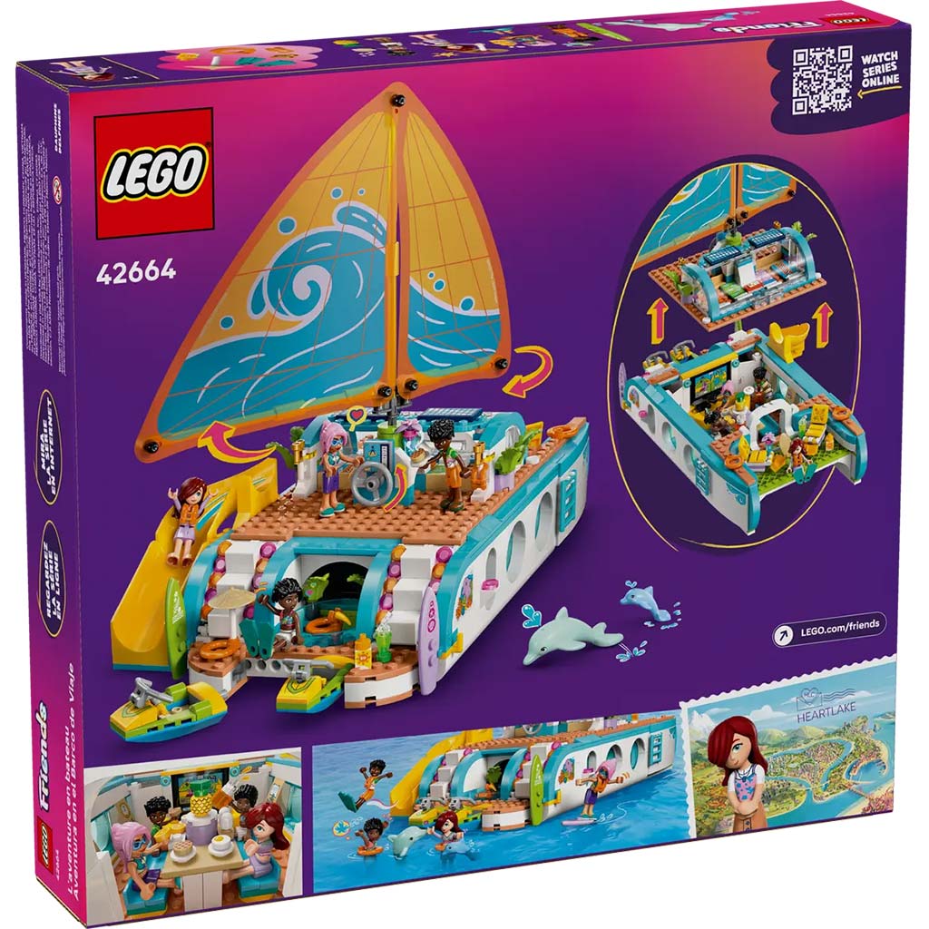 LEGO® Friends: Hajós kirándulás és kaland (42664) kép 2