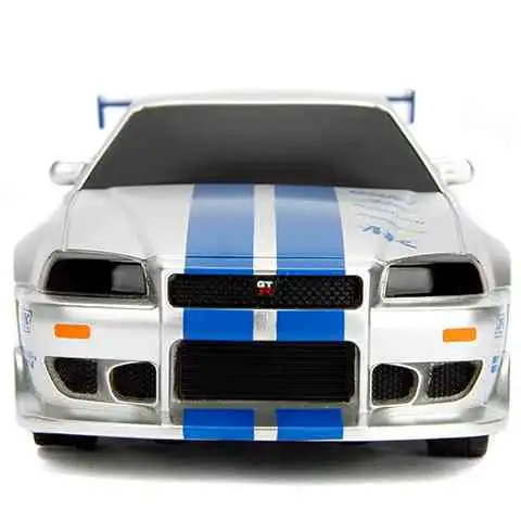 Halálos iramban: RC Brian's Nissan Skyline GT-R (BNR35) távirányítós autó 1/24 - Simba Toys kép 4