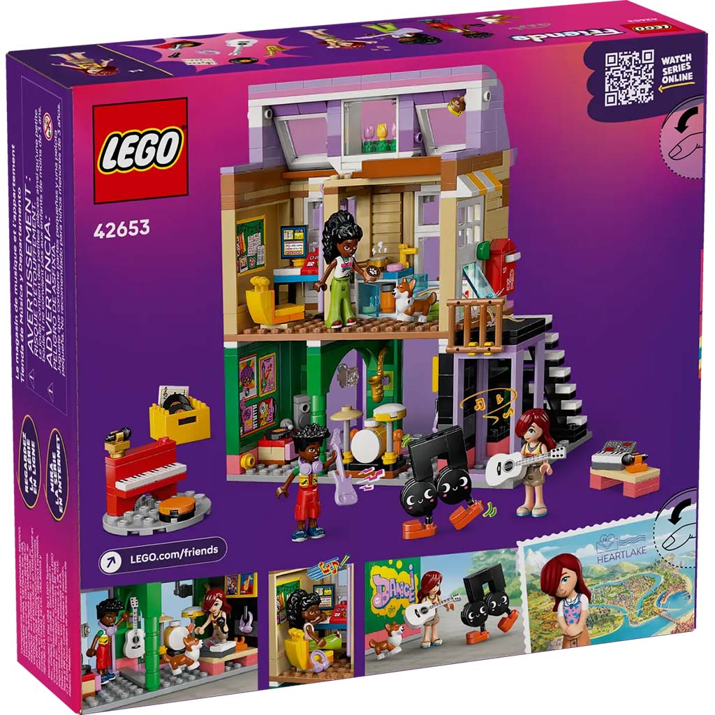 LEGO® Friends: Hangszerbolt és lakás (42653) kép 2