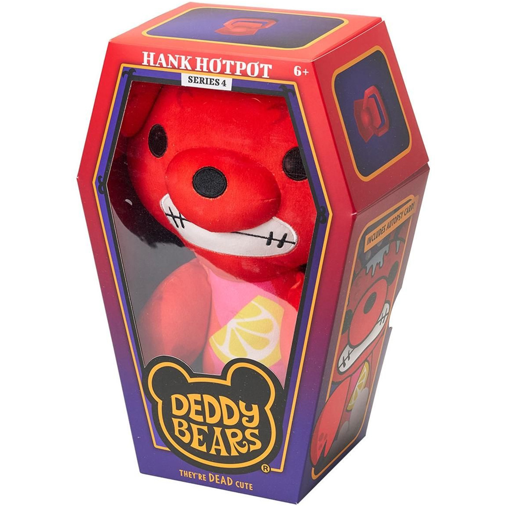 Deddy Bear Hank plüss koporsóban, 4. sorozat, 30 cm-es - Hank Hotpot kép 2