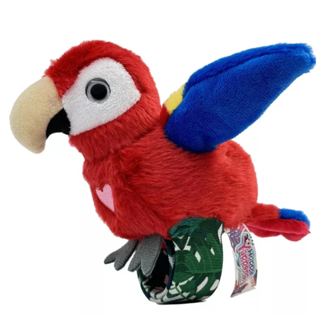 Happy Yappers interaktív plüss piros Papagáj kép 2