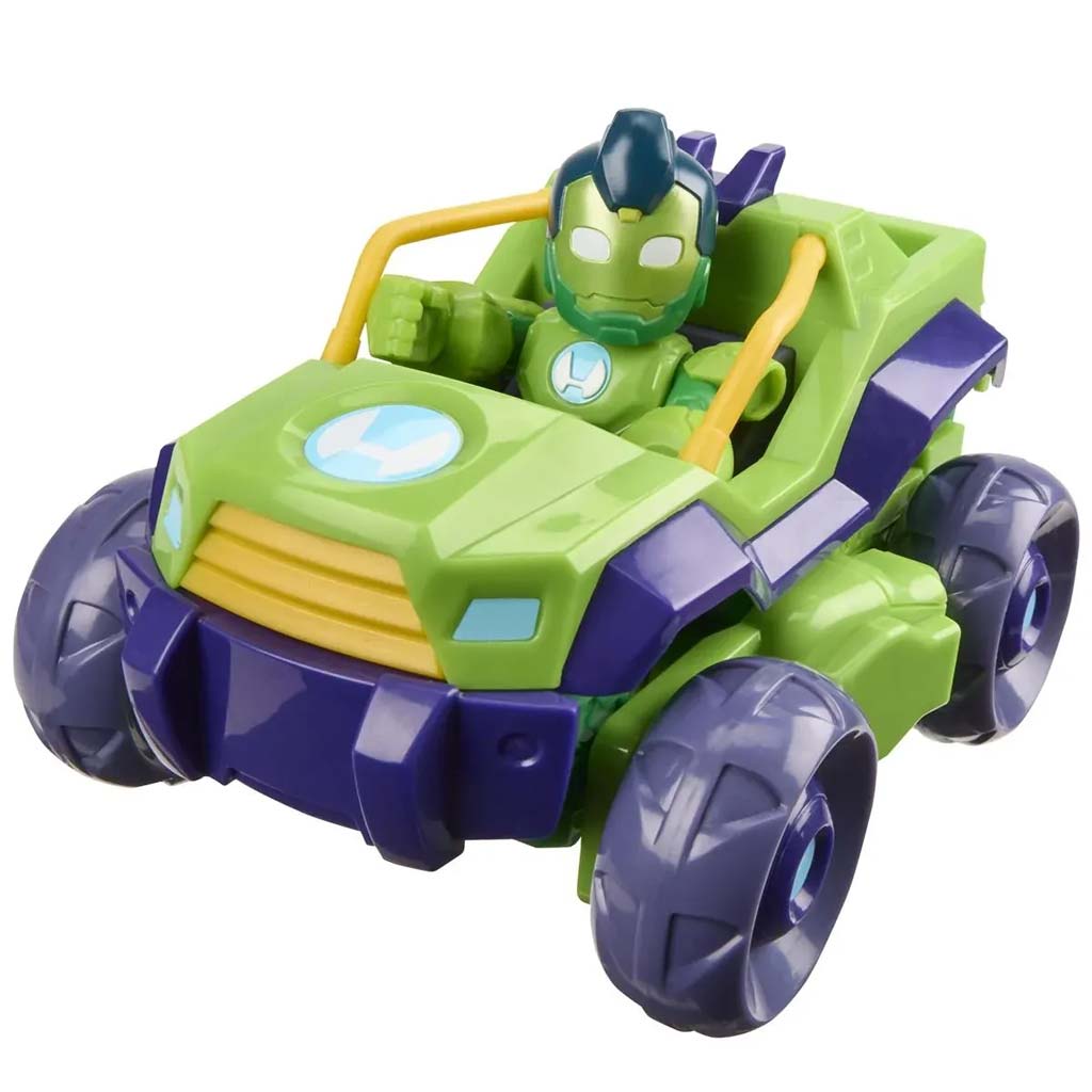 Marvel: Vasember 2 az 1-ben Mech Hulk autó és figuraszett - Hasbro kép 2