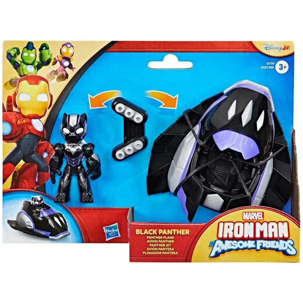 Marvel Vasember Jármű – Fekete Párduc és Panther Plane repülője - Hasbro