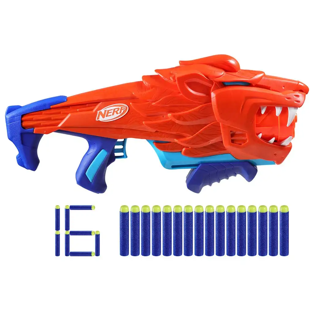 Nerf: Lionfury szivacslövő 16db tölténnyel - Hasbro kép 2