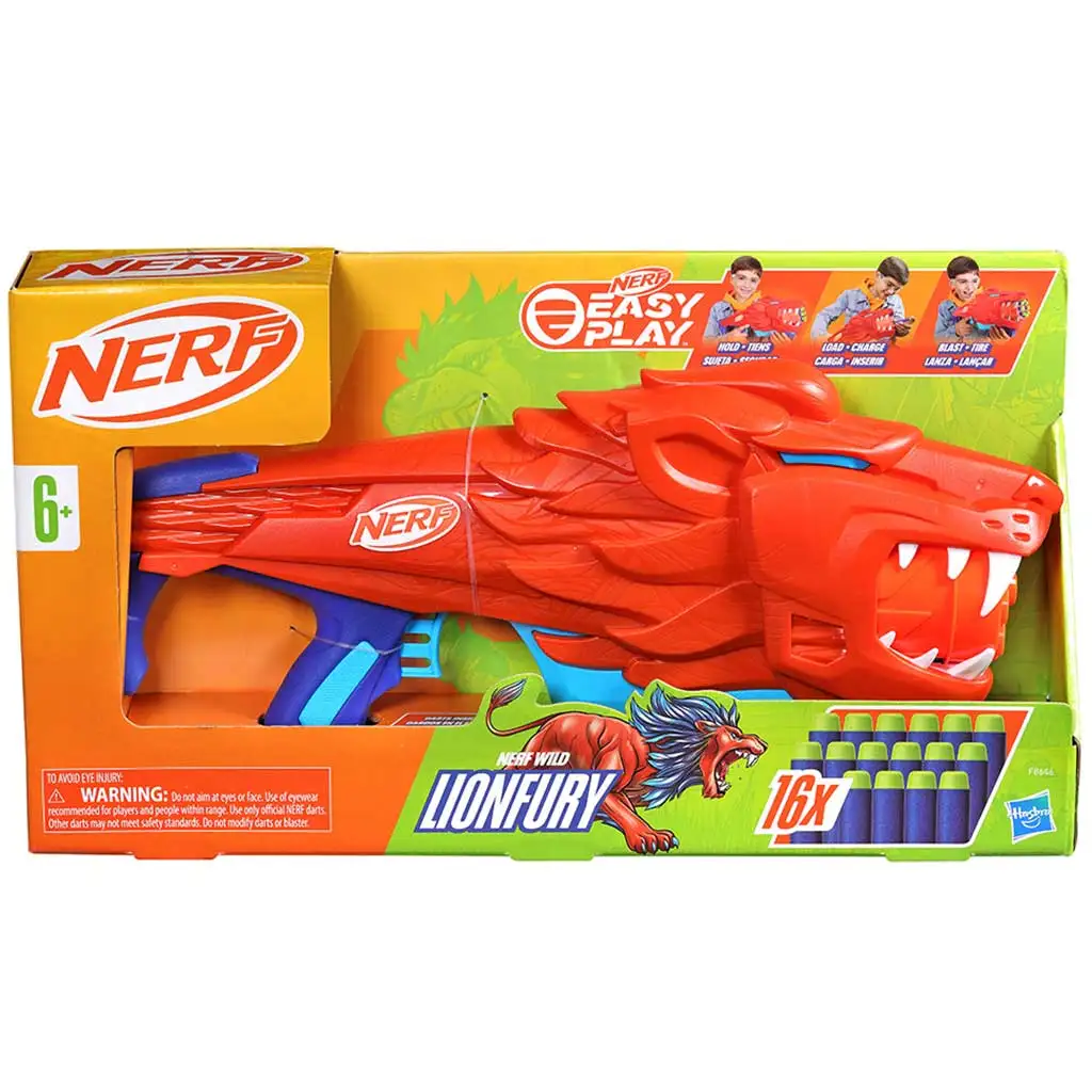 Nerf: Lionfury szivacslövő 16db tölténnyel - Hasbro