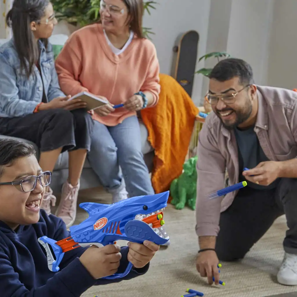 Nerf: Sharkfire szivacslövő 8db tölténnyel - Hasbro kép 6