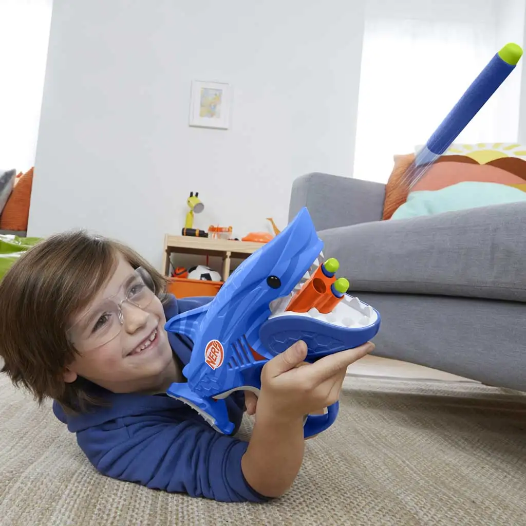 Nerf: Sharkfire szivacslövő 8db tölténnyel - Hasbro kép 7