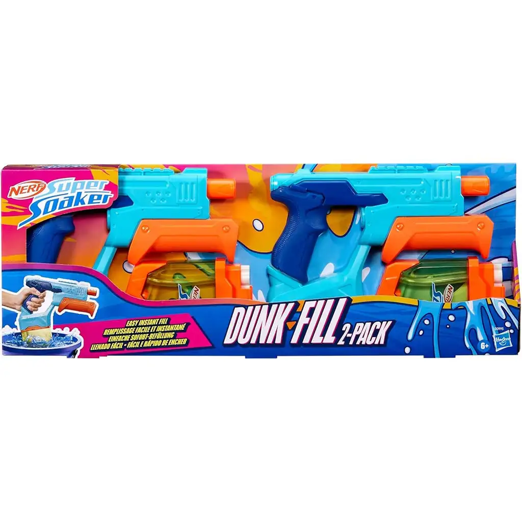 Nerf: Super Soaker Dunk Fill vízipisztoly dupla csomag - Hasbro
