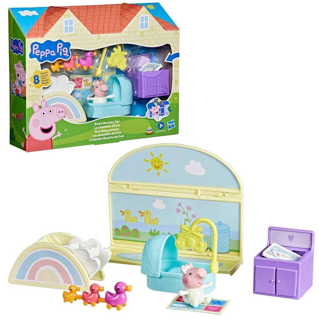Peppa malac Evie babaszoba játékszett – Hasbro