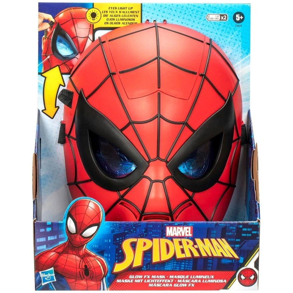 Marvel: Világító Pókember maszk - Hasbro