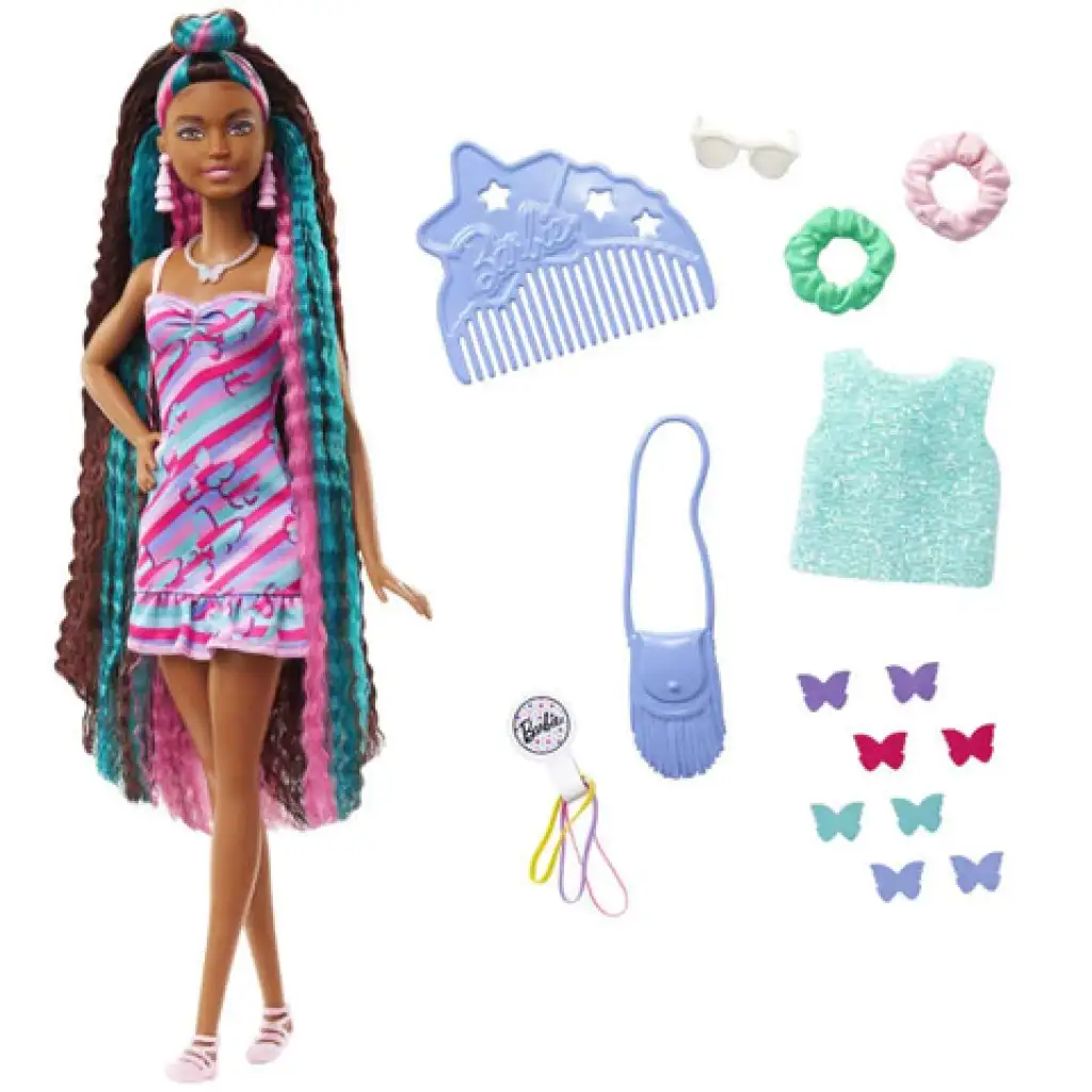 Barbie Totally Hair pillangó baba - Mattel kép 2