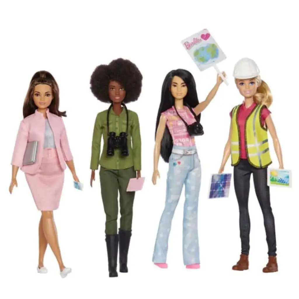 Barbie: Együtt a földért karrierbabák 4db-os csomag - Mattel kép 2