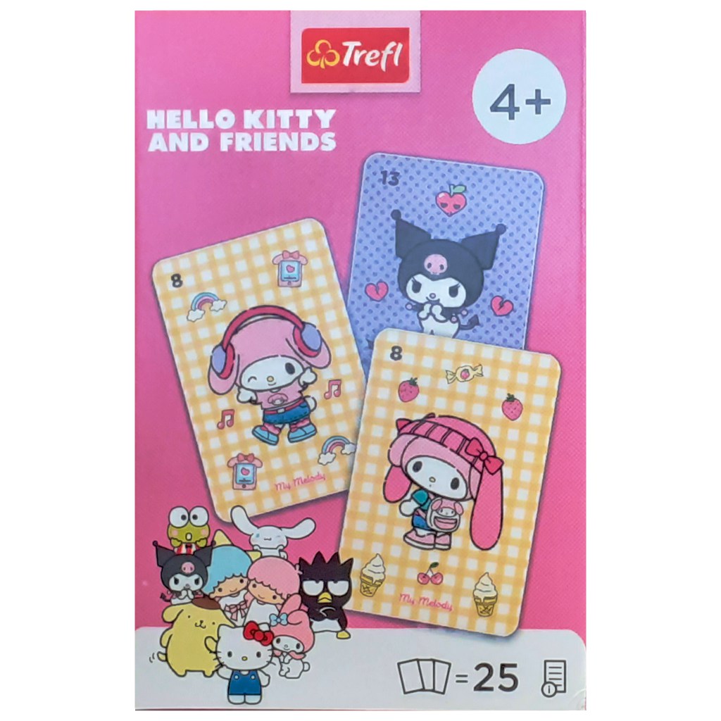 Hello Kitty és barátai Fekete Péter kártyajáték - Trefl