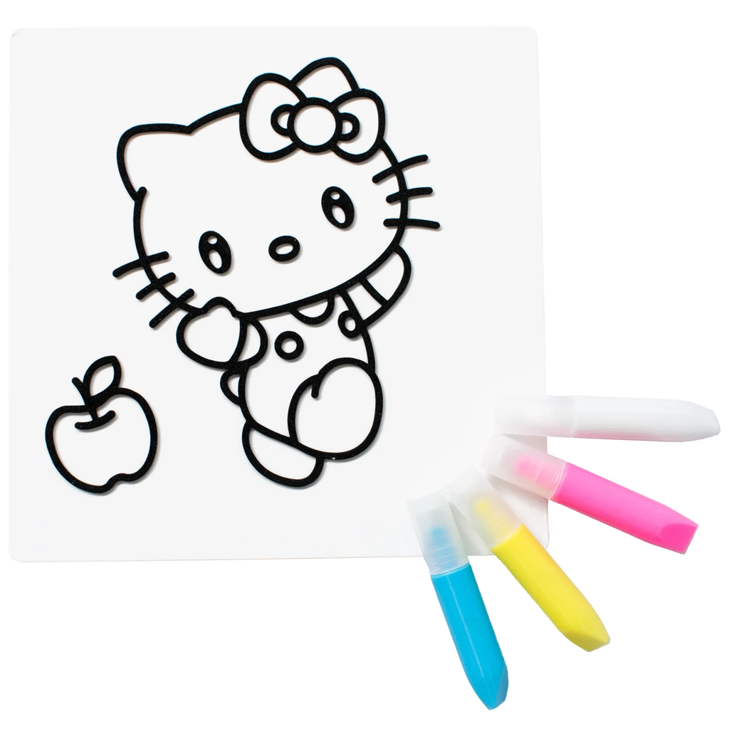 Sticker Art: Hello Kitty színezhető matrica szett többféle 1db - Comansi kép 3