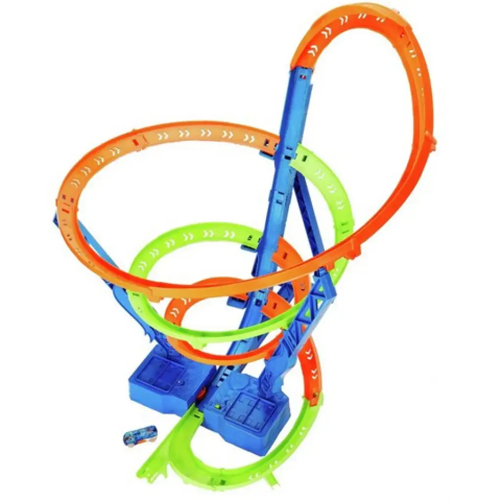 Hot Wheels Szédületes ciklon játékszett - Mattel kép 2