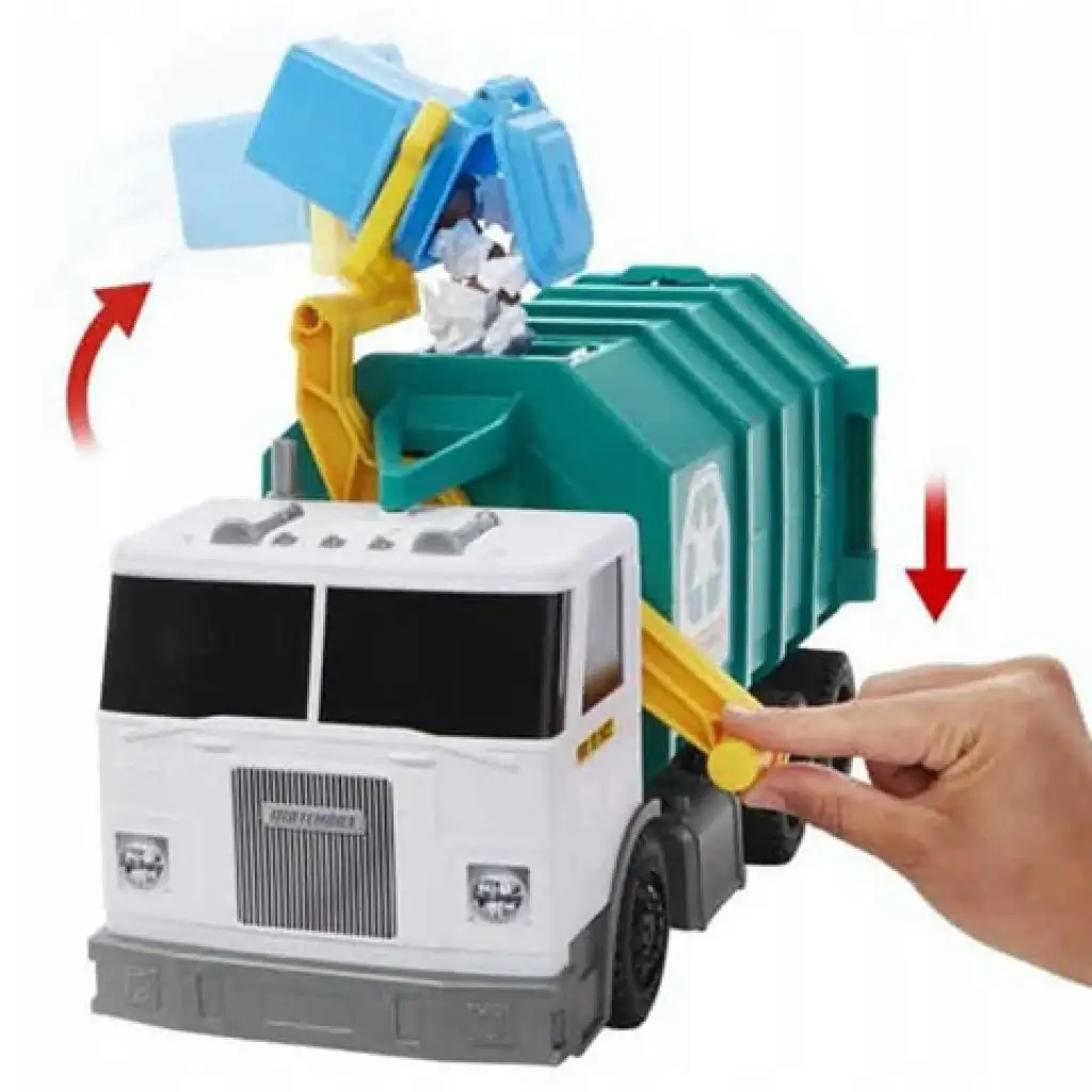 Matchbox: Szelektív hulladékgyűjtő teherautó - Mattel kép 4