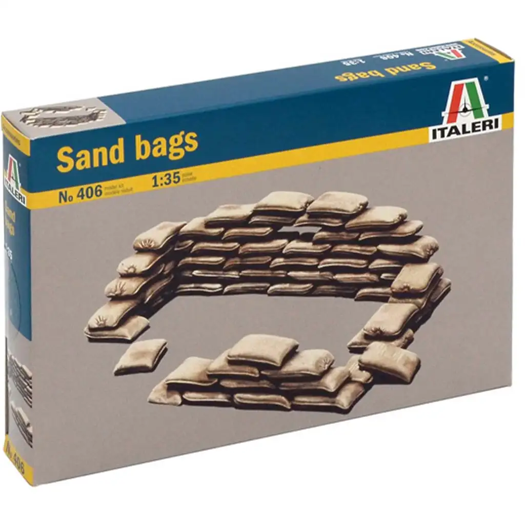 Italeri 1/35 Homokzsákok dioráma kiegészítő szett