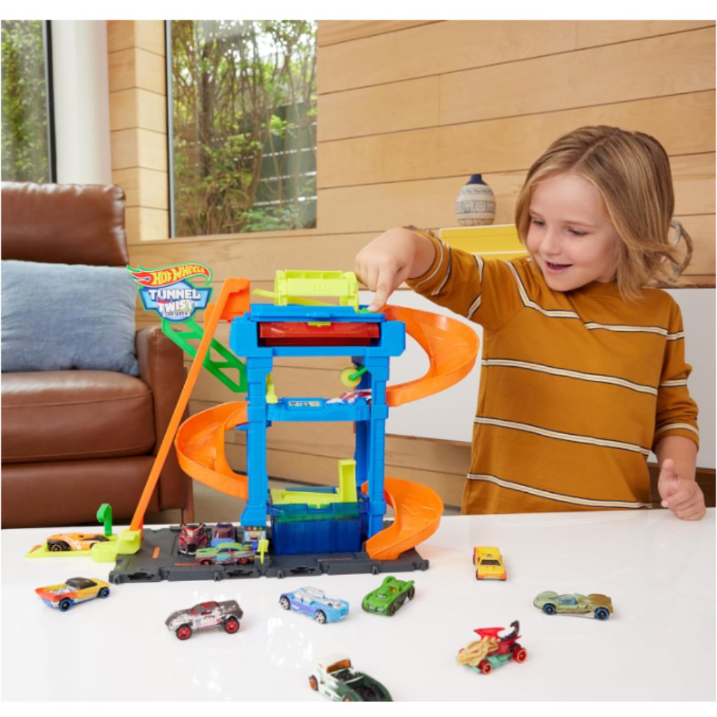 Hot Wheels City: Autómosó színváltós kisautóval - Mattel kép 3