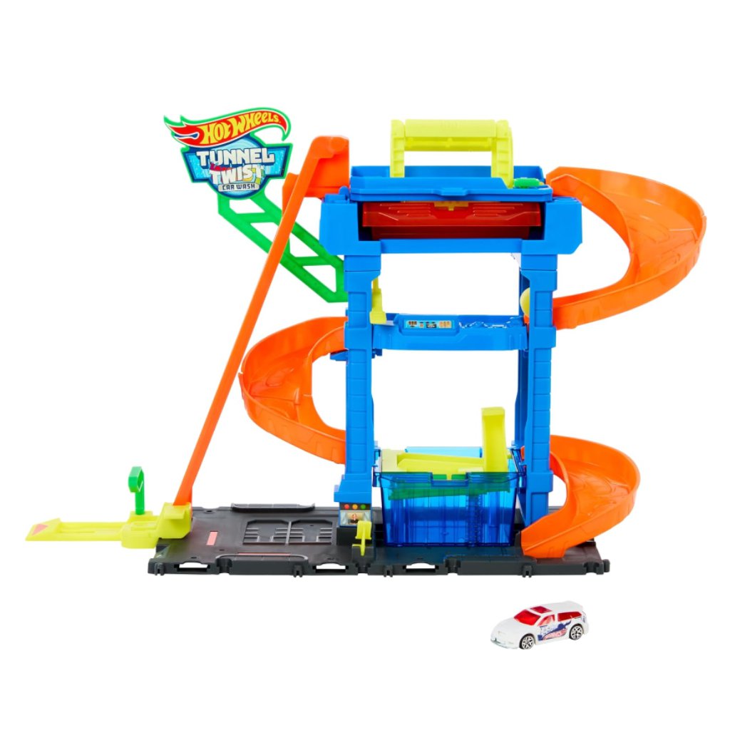 Hot Wheels City: Autómosó színváltós kisautóval - Mattel kép 4