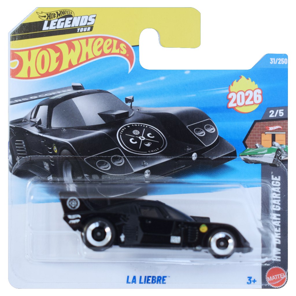 Hot Wheels: La Liebre fekete kisautó 1/64 - Mattel