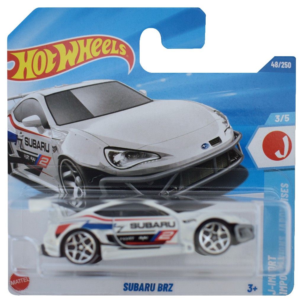 Hot Wheels: Subaru BRZ fehér kisautó 1/64 - Mattel