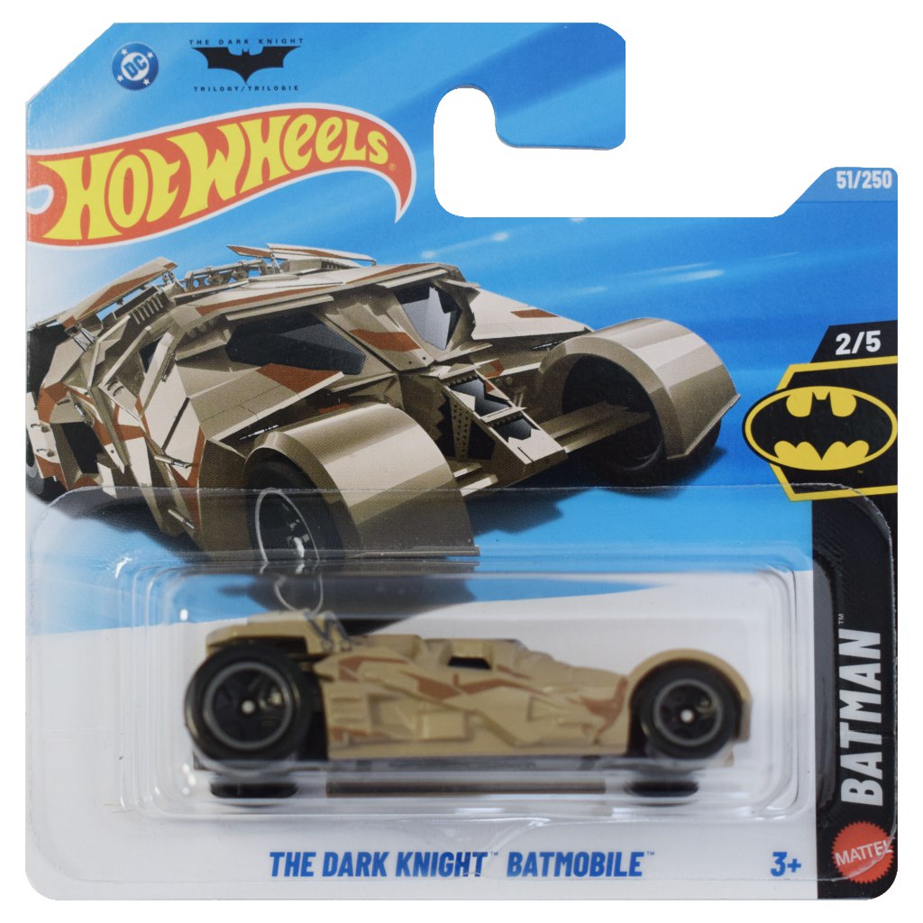Hot Wheels: The Dark Knight Batmobile barna kisautó 1/64 - Mattel