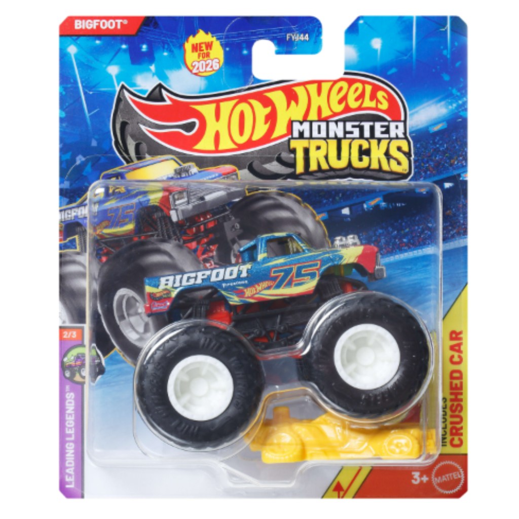 Hot Wheels Monster Trucks: Bigfoot No.75 monster kisautó 1/64 – Mattel