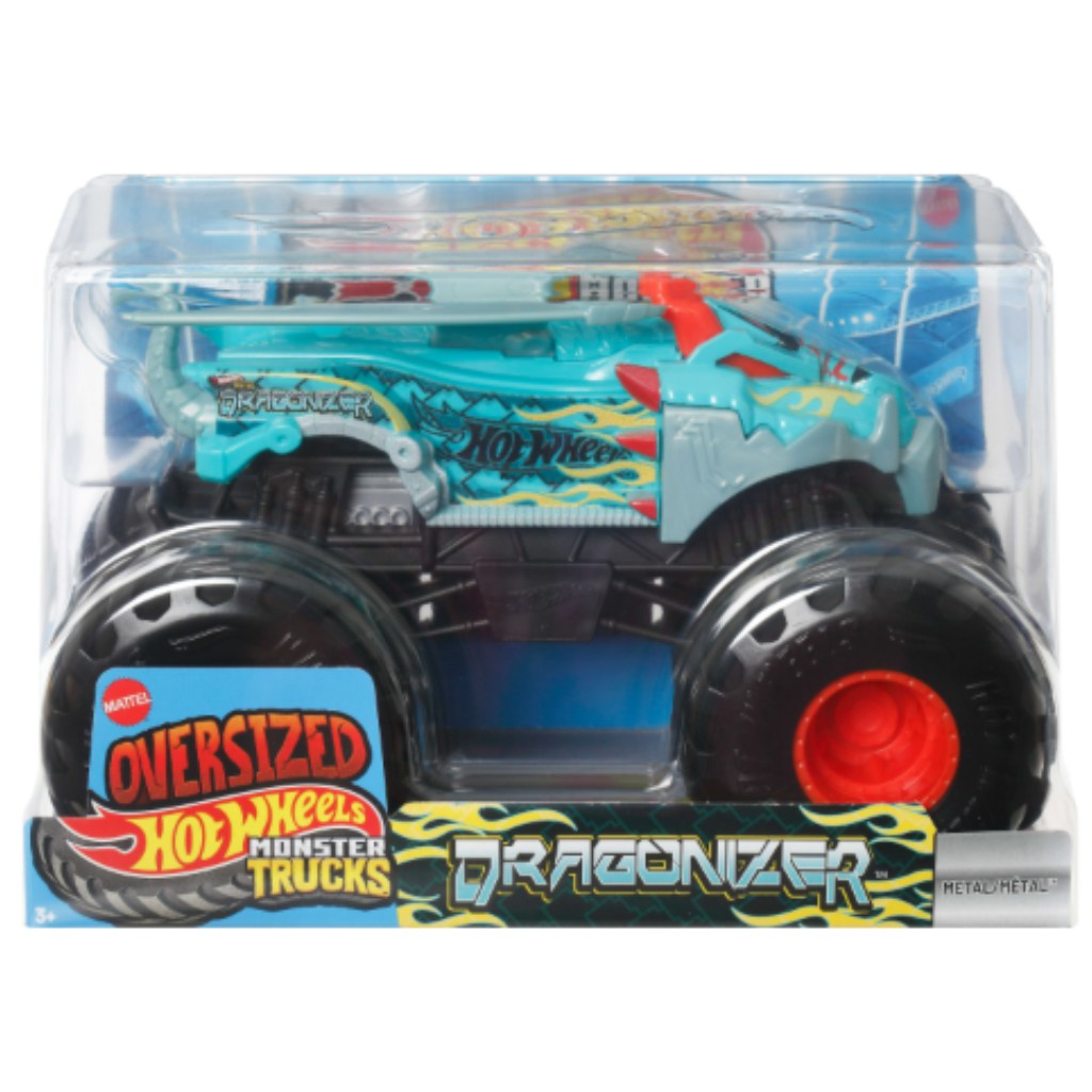 Hot Wheels Monster Trucks Oversized: Dragonizer 1/24 autómodell – Mattel