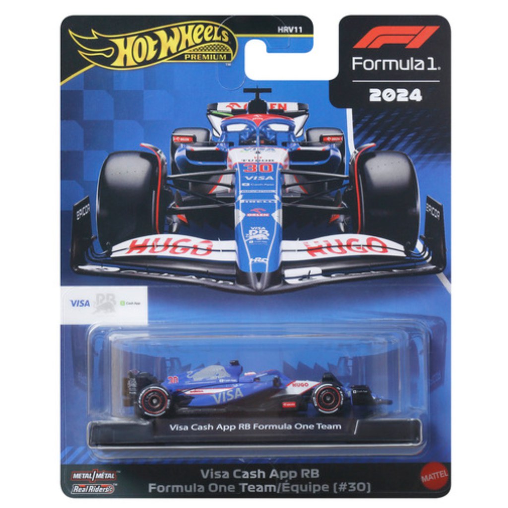 Hot Wheels Premium: Visa Cash App RB Formula 1 No.:30 kisautó 1/64 - Mattel