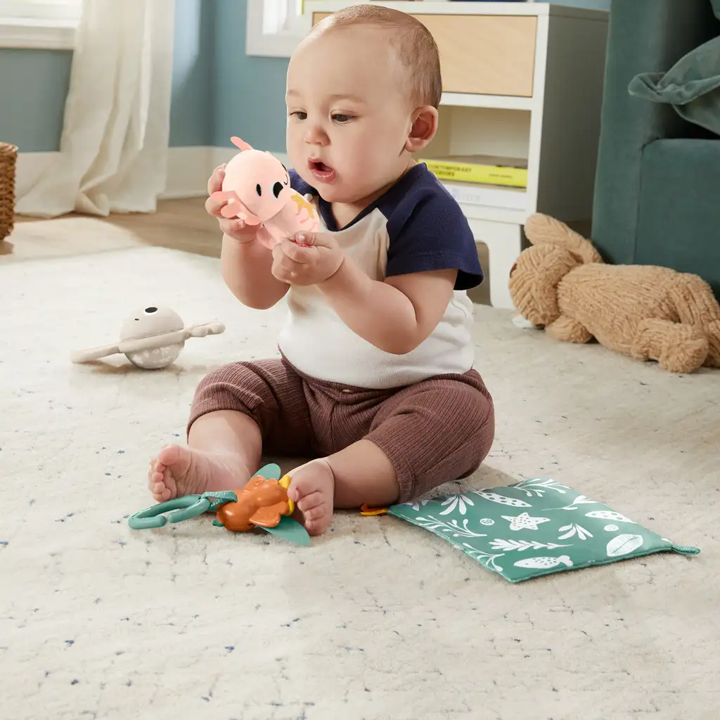 Fisher-Price: Sensimals Helló érzékelés 4 db-os bébi játékszett - Mattel kép 4