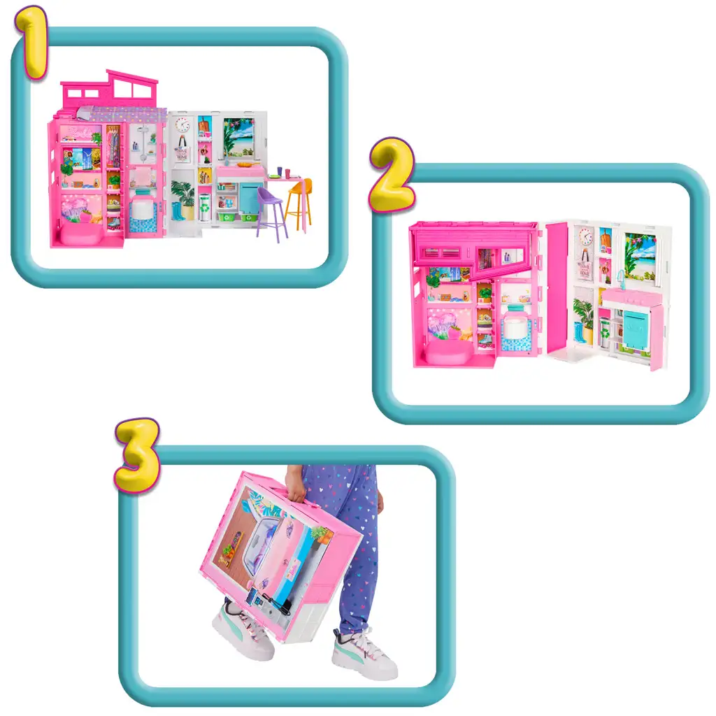 Barbie: Együtt a Földért álomház kiegészítőkkel - Mattel kép 6