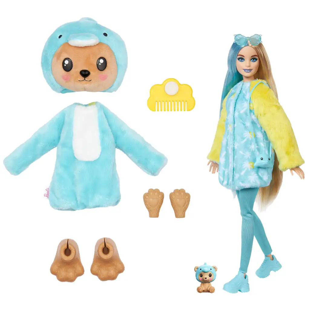 Barbie Cutie Reveal: Delfinke meglepetés baba (6.sorozat) - Mattel kép 2
