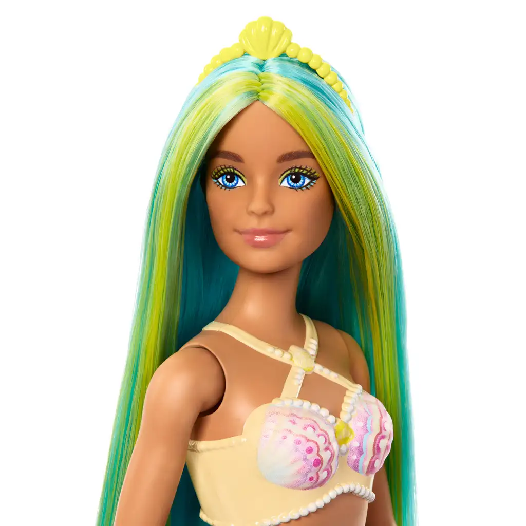 Barbie Dreamtopia: Sellő baba kék hajjal és uszonnyal - Mattel kép 3