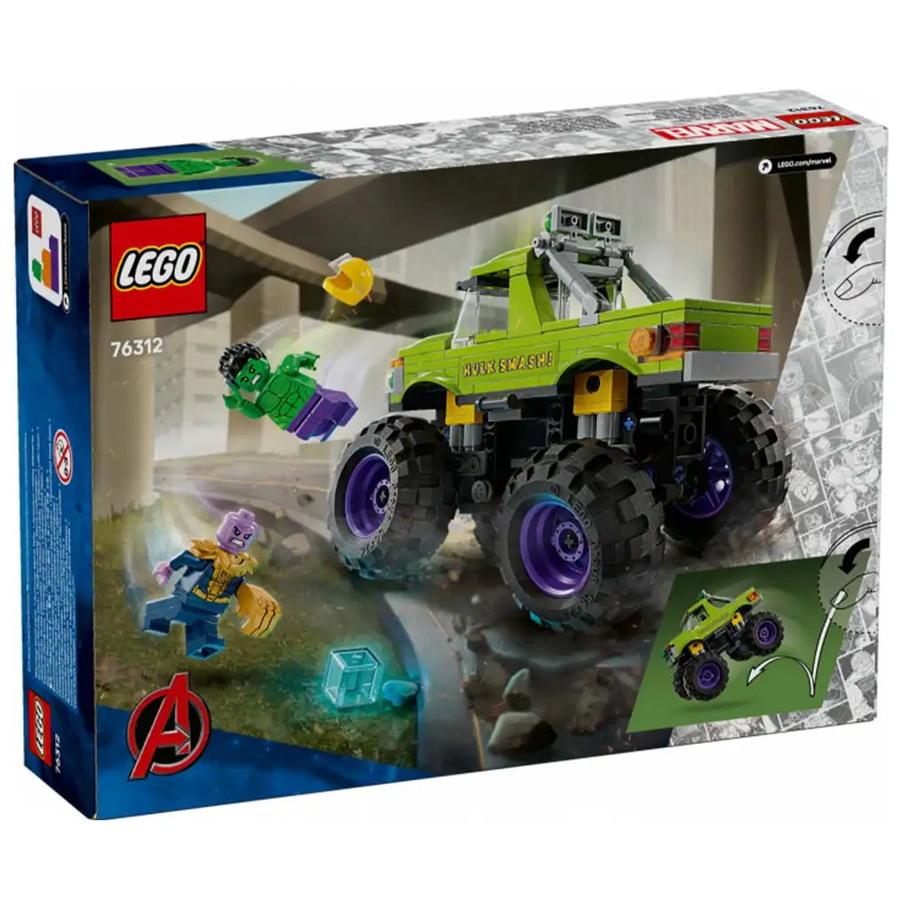 LEGO® Marvel: Hulk óriási terepjárója vs Thanos (76312) kép 2