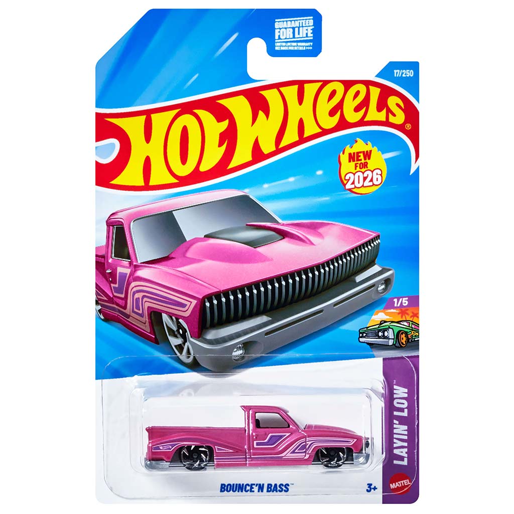 Hot Wheels: Bounce'n Bass kisautó 1/64 - Mattel
